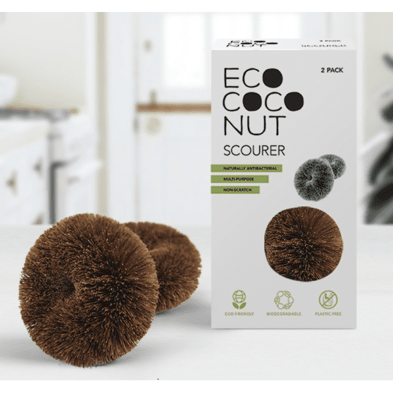 Eco Coconut Fibre Scourer - Pack of 2