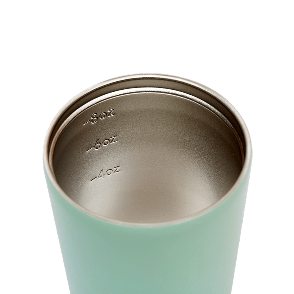 Interior of Fressko Bino Insulated Coffee Cup in Mint
