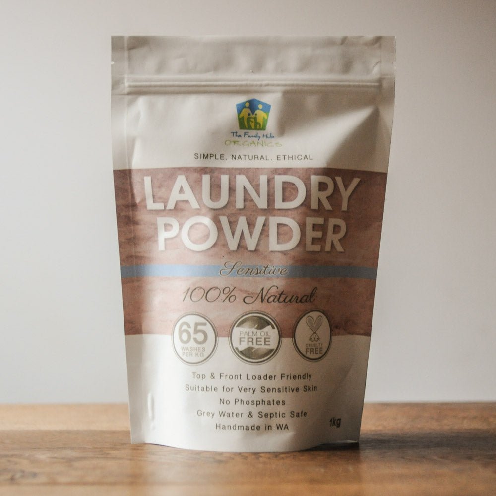 Laundry Powder 100% Natural - 1kg - The Family Hub Sensitive