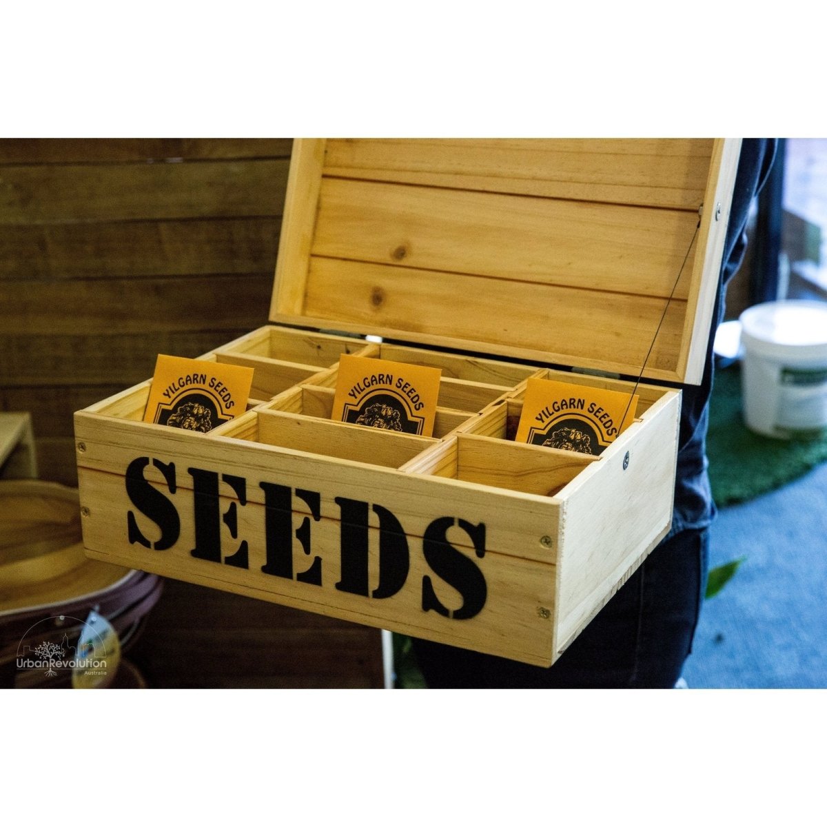 Vic Park Mens Shed Seed Packet Box Garden Small