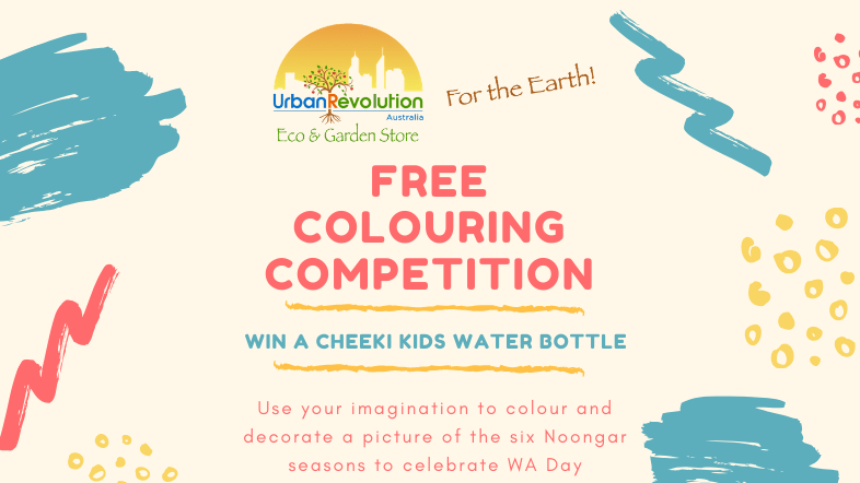 Win A Kids Bottle - Free Colouring Competition for WA Day! - Urban Revolution