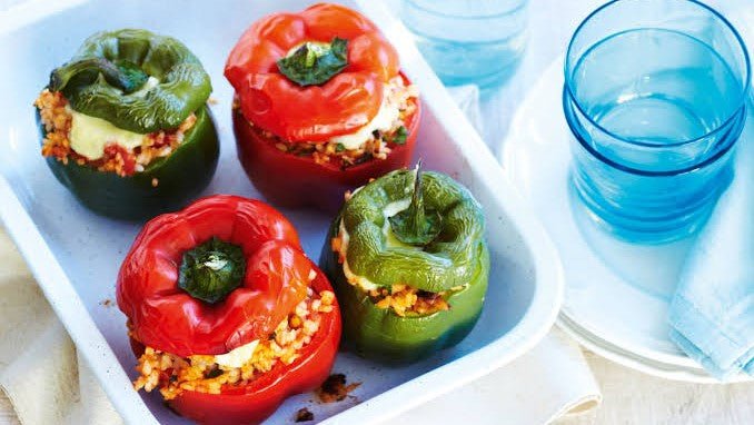 Seasonal Recipe: Stuffed Capsicum With Tomato And Rice - Urban Revolution