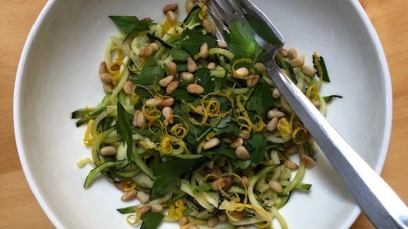 November Seasonal Recipe: Lemon Zucchini with Pine Nuts - Urban Revolution
