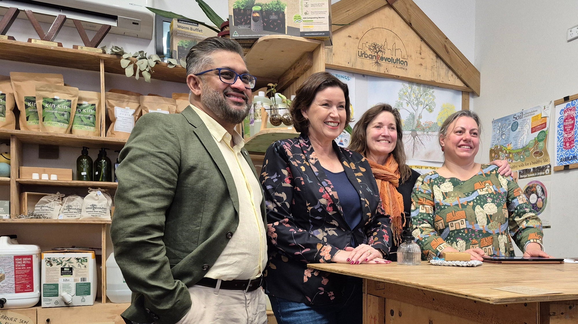Jackie jarvis, Saj Abdoolakhan, Jo Bussell and Bec Gardiner
