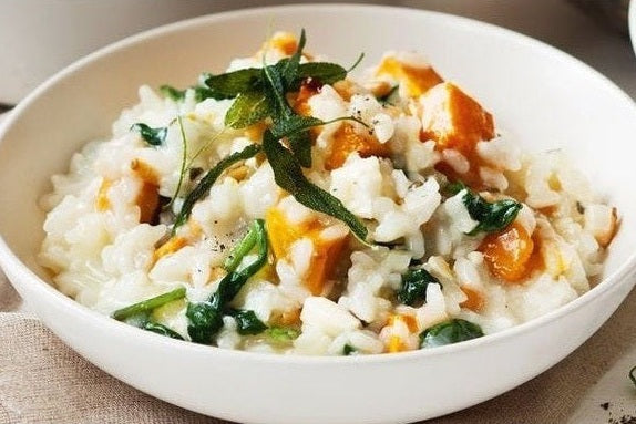 March Seasonal Recipe: Pumpkin Risotto - Urban Revolution