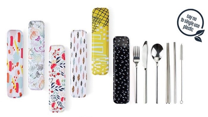 Carry your cutlery reusable cutlery sets