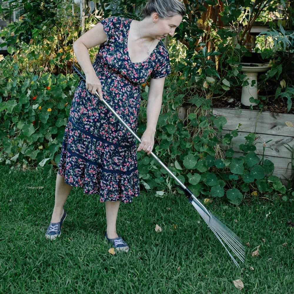 Steel Garden Rake - Adjustable - Large Item