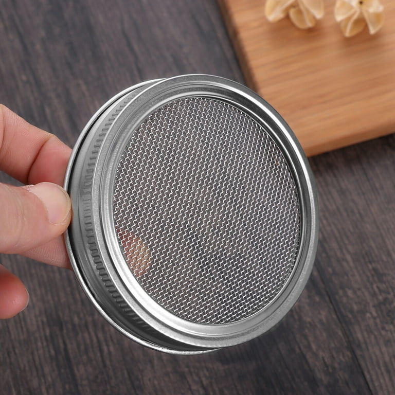 Sprouting Jar Lid with Mesh Insert to Fit Mason Jars
