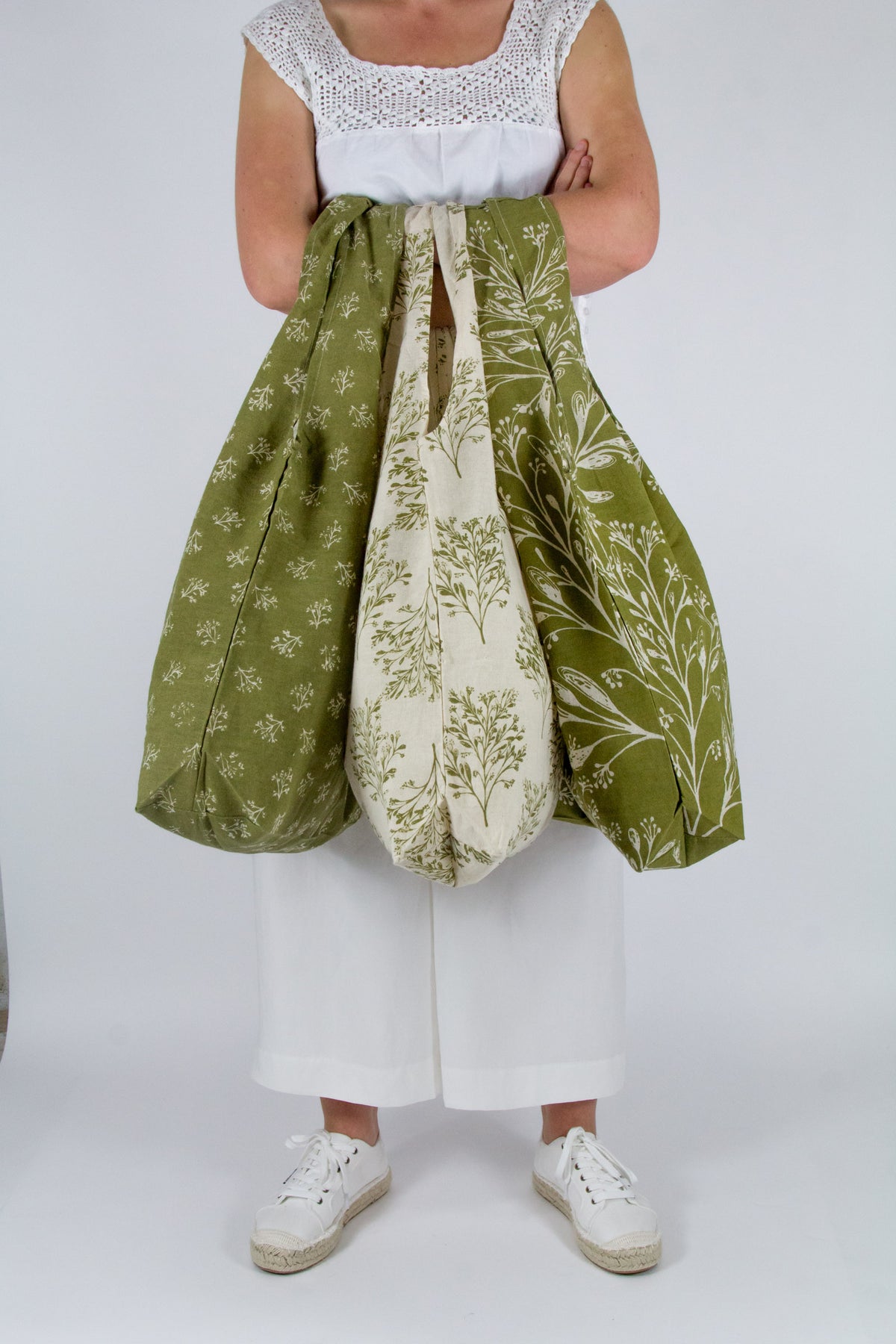 Hampi Shopping Bags - 100% Cotton Screen-Printed Machine Washable