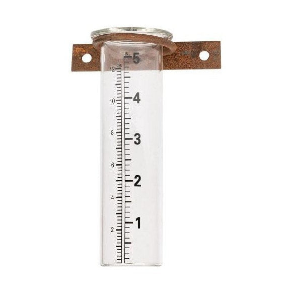 Rust Look Wall Mounted Rain Gauge | Alfresco Gardenware | Urban ...