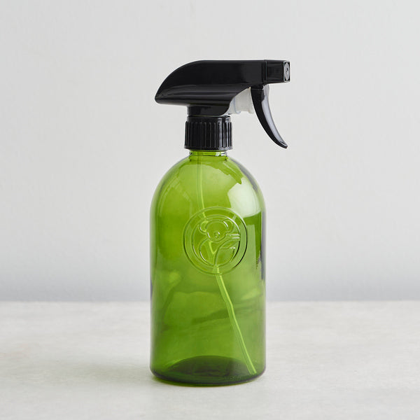 Apothecary 500ml Jade Green Glass Bottle with Spray