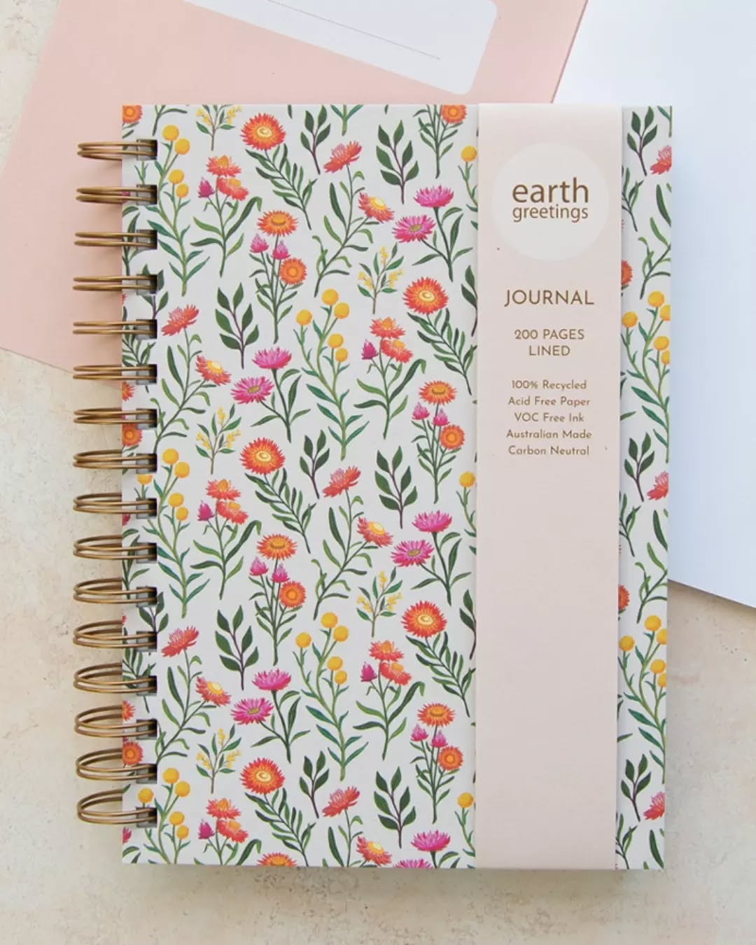 Earth Greetings A5 Lined Journal