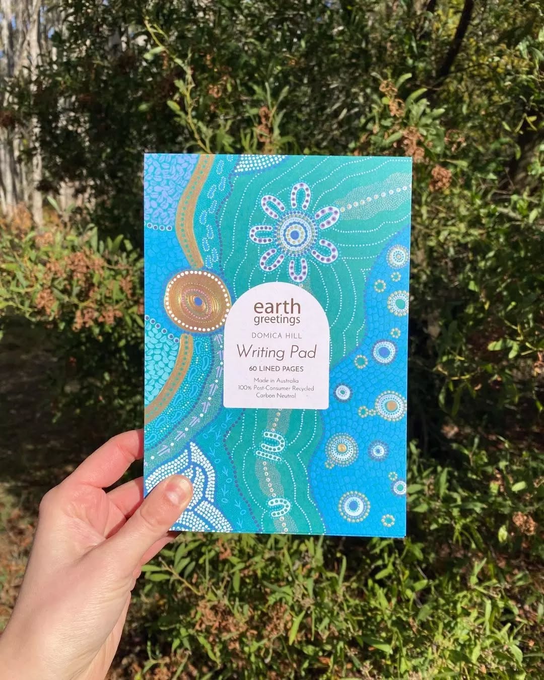 Earth Greetings A5 Blank Notebook