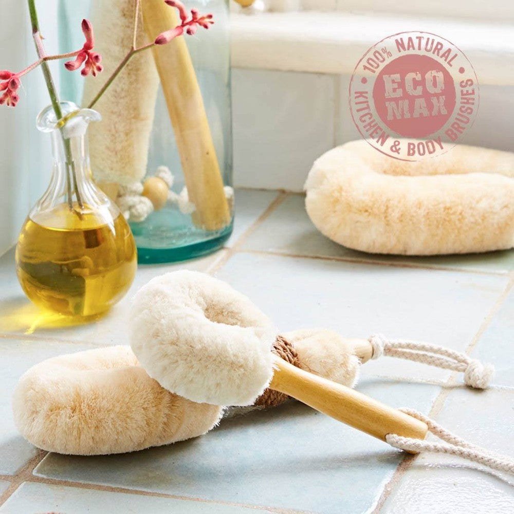 Eco Max Face Brush - Soft Jute Bristle with Wood Handle