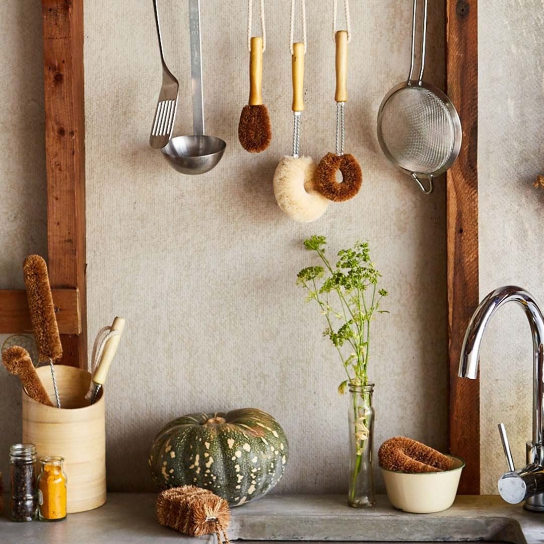Eco Max Dish Brush - Coconut Fibre on Galvanised Wire