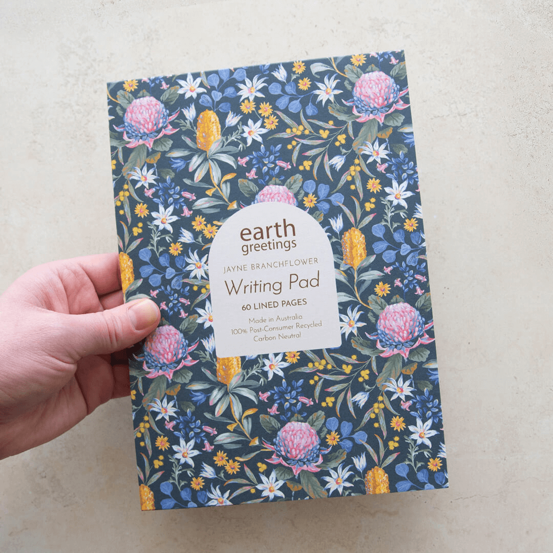 Earth Greetings A5 Blank Notebook