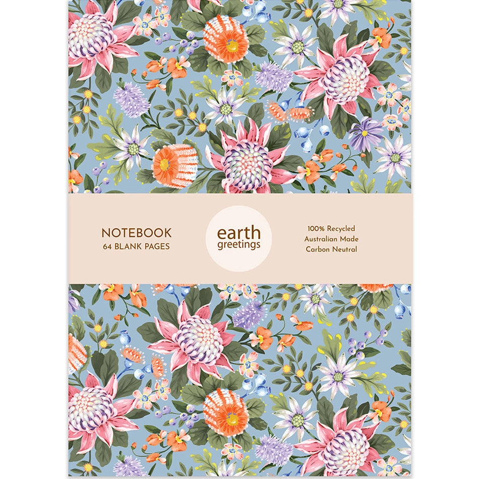 Earth Greetings A5 Blank Notebook - Abundance.