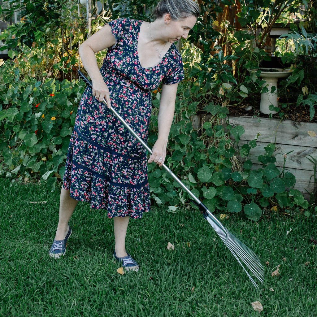 Steel Garden Rake - Adjustable - Large Item