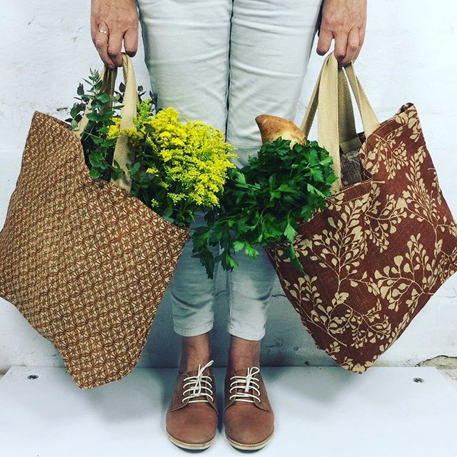 100% Jute Grocer Bag