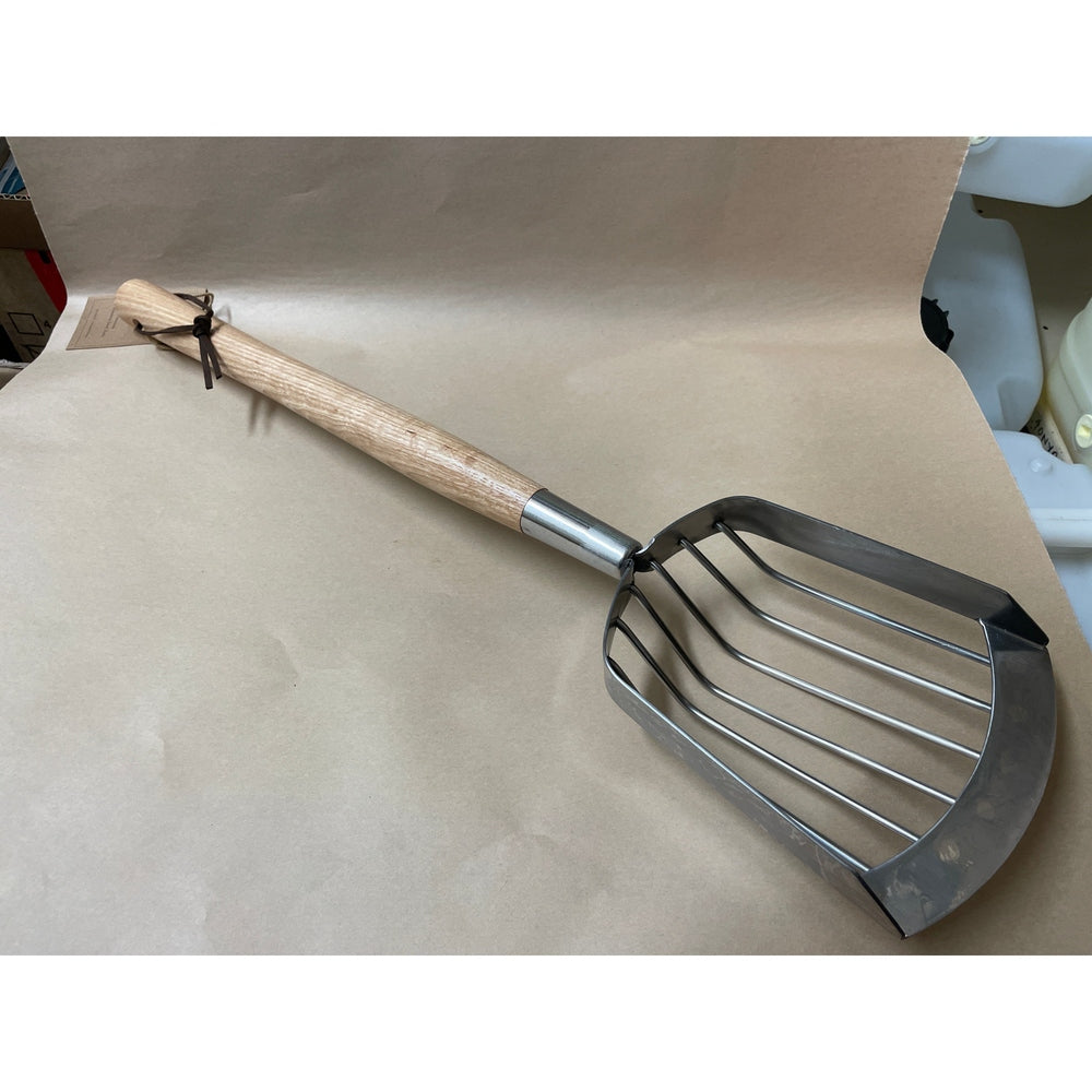 Stainless Steel Harvesting Scoop for Potatoes and Root Vegetables