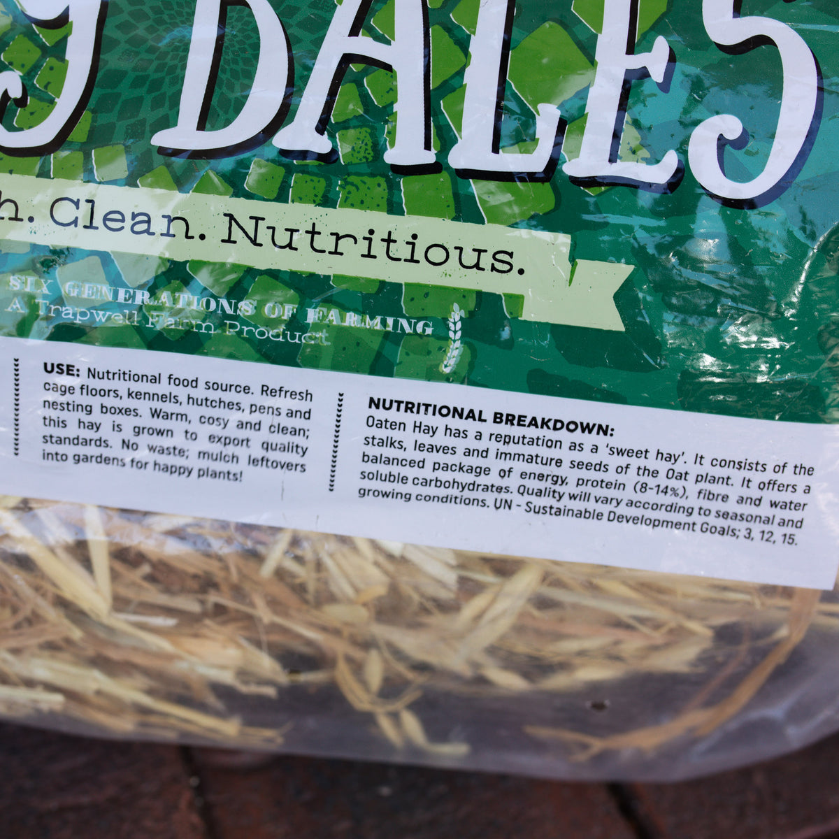 Baby Bales - Oat Hay