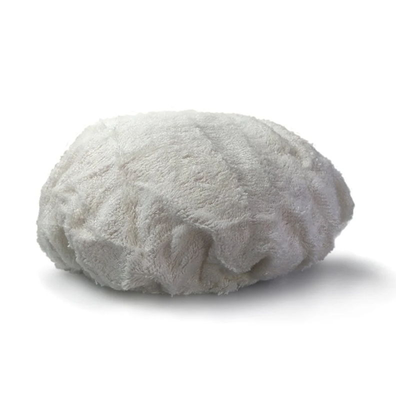 Star + Rose White Bamboo Shower Cap