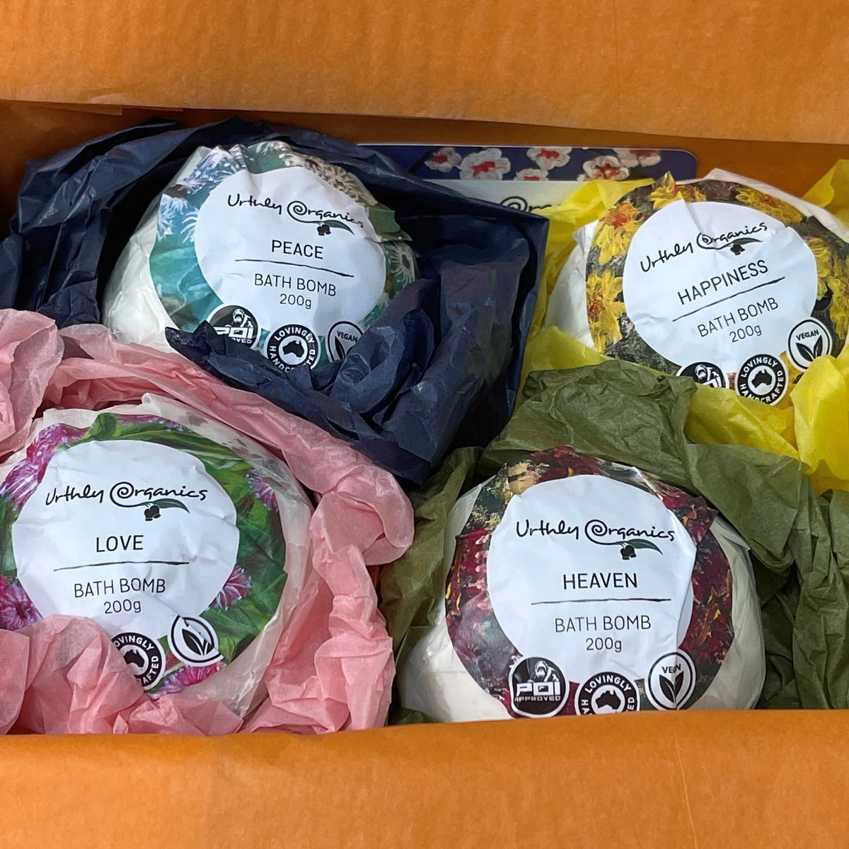 Urthly Organics Bath Bombs - Gift Box