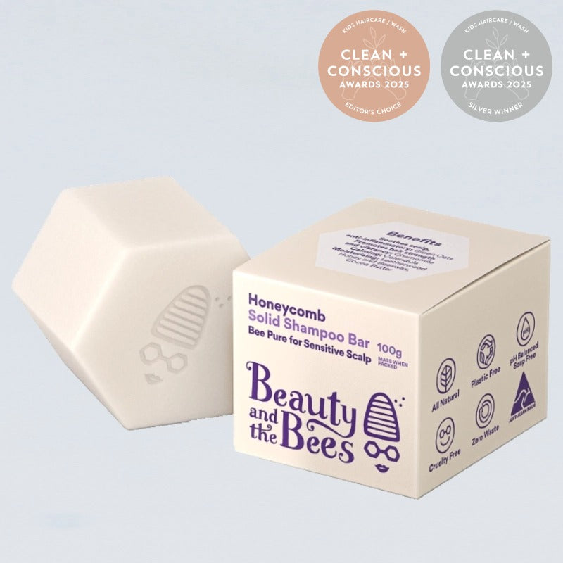 Beauty & the Bees - Bee Pure Shampoo Bar for Sensitive Scalp, Urban Revolution.