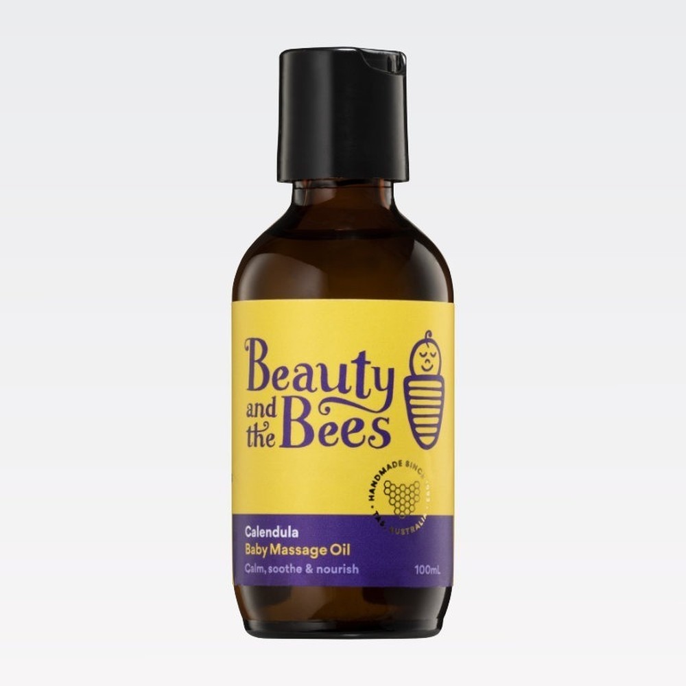 Calendula Baby Massage Oil from Beauty and the Bees, Urban Revolution.