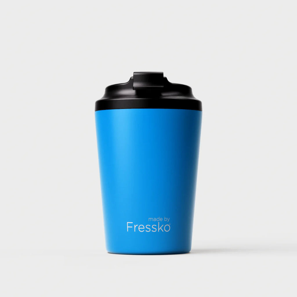The 'Camino' Ceramic Lined 12oz Insulated Coffee Cup in Bondi, by Fressko.