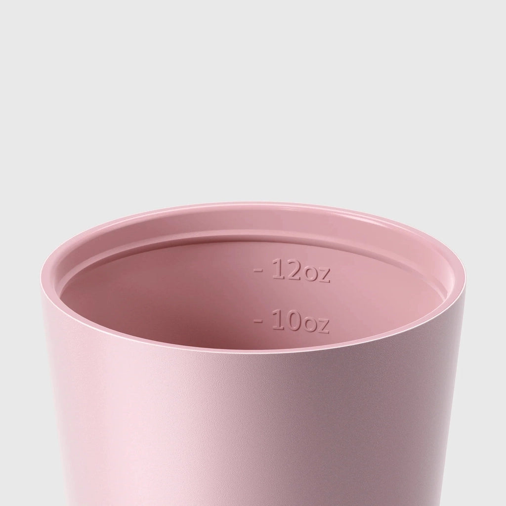 Internal View of the 'Camino' Ceramic Lined 12oz Insulated Coffee Cup in Floss, by Fressko