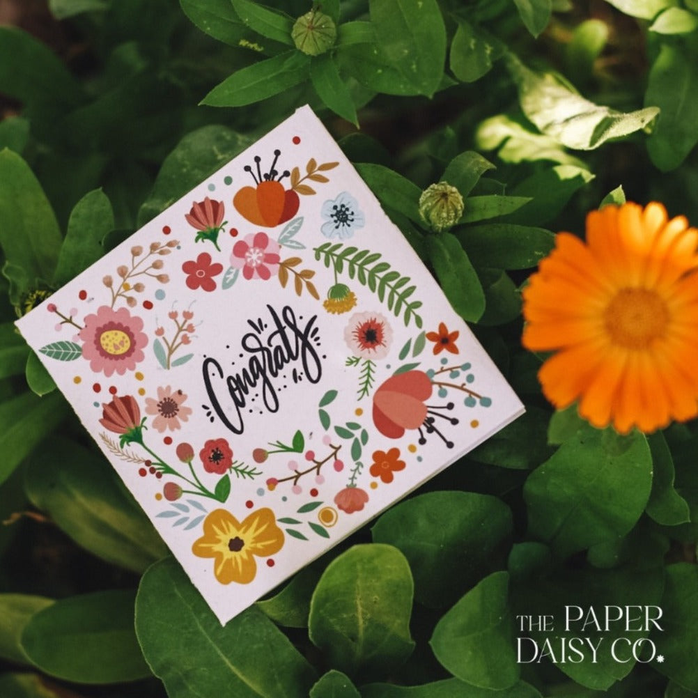 Congrats Gift Card from The Paper Daisy Co - Urban Revolution.