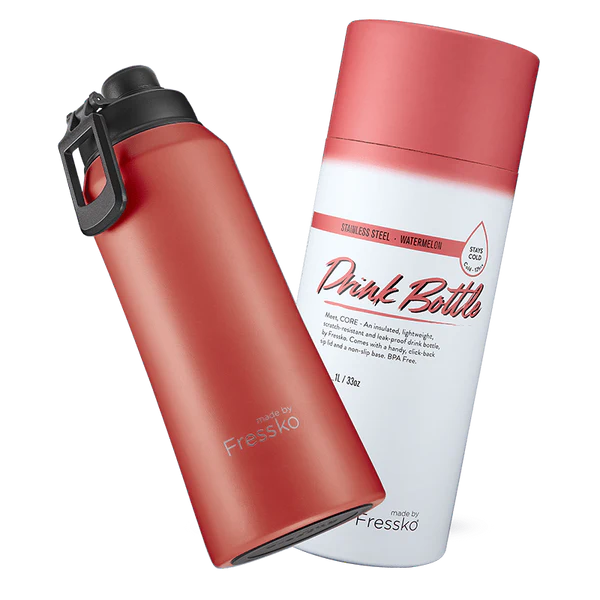 The Core Insulated 1L Drink Bottle, from Fressko in  Watermelon - Urban Revolution