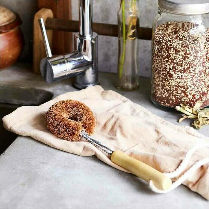 Eco Max Dish Brush - Coconut Fibre on Galvanised Wire