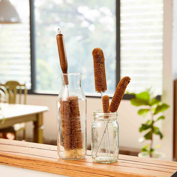 Eco Max Bottle Brush - Small - Coconut Fibre on Galvanised Wire