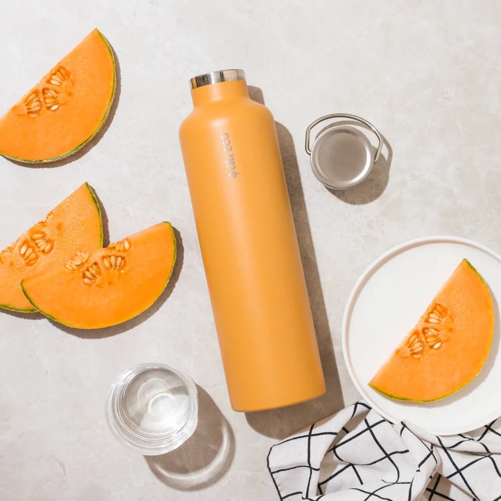 Ever Eco 1L Stainless Steel Insulated Drink Bottle in Marigold, Urban Revolution.