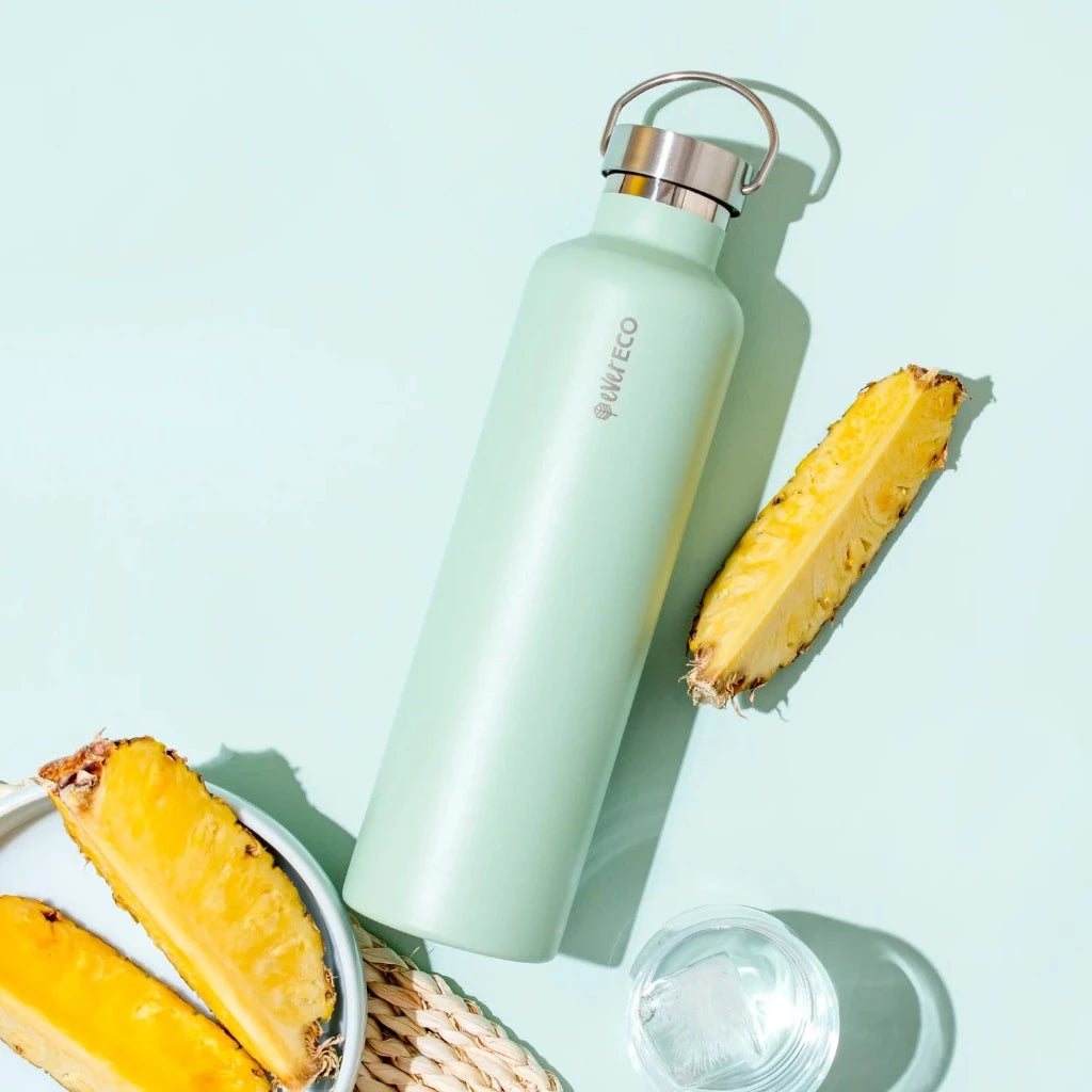 Ever Eco 1L Stainless Steel Insulated Drink Bottle in Sage, Urban Revolution.