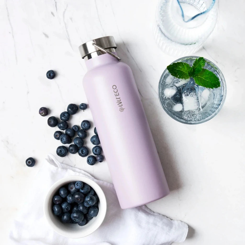 Ever Eco 750ml Insulated Drink Bottle in Byron Bay Lilac, Urban Revolution.