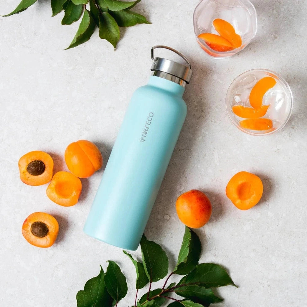 Ever Eco 750ml Insulated Drink Bottle in Positano Blue, Urban Revolution.