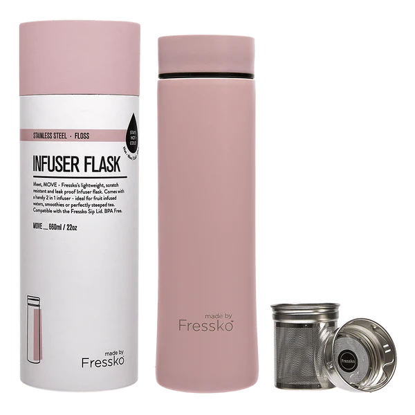 Fressko &quot;Move&quot; Insulated 660ml Flask with Infuser in Floss, Urban Revolution.