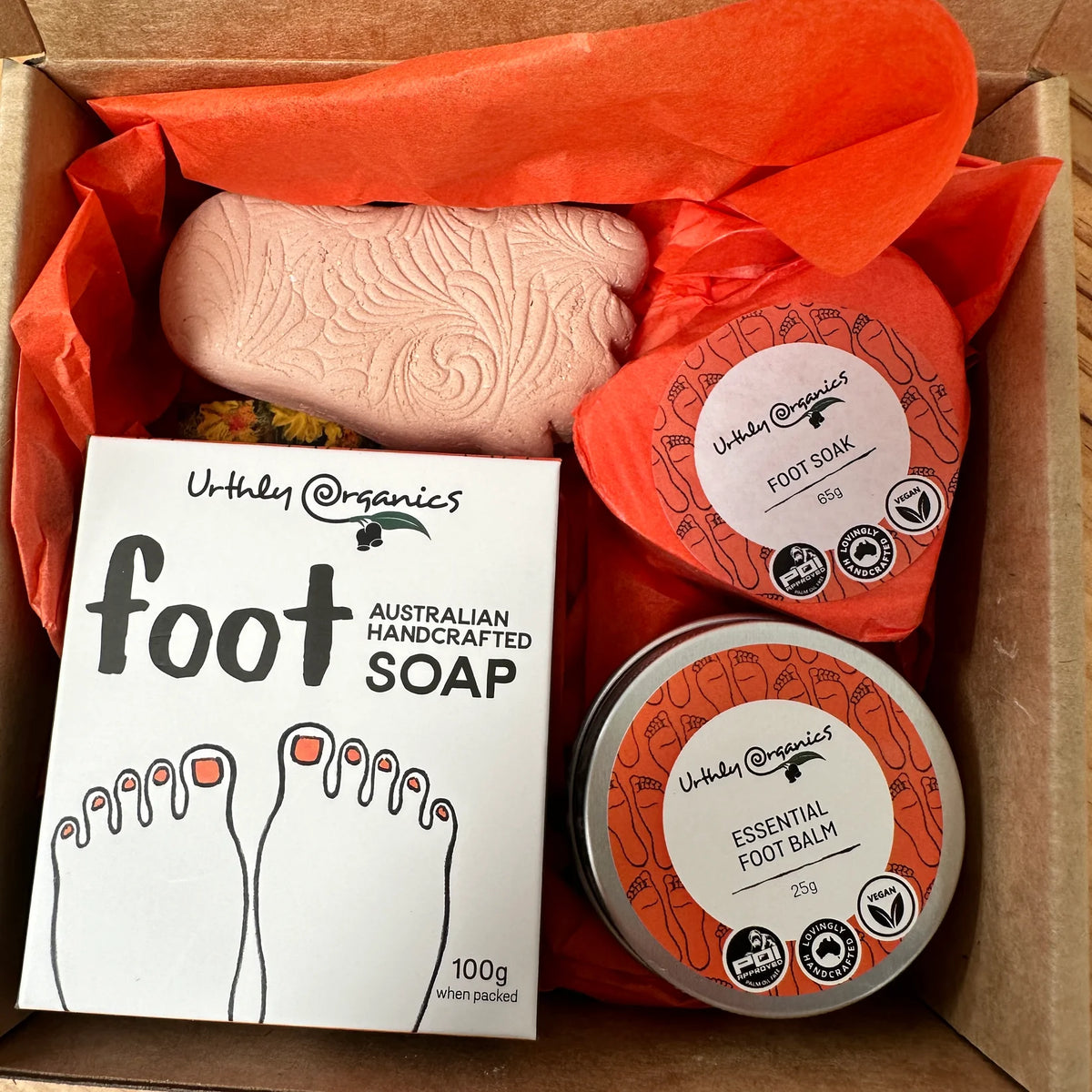 Foot Care Gift Box by Urthly Organics
