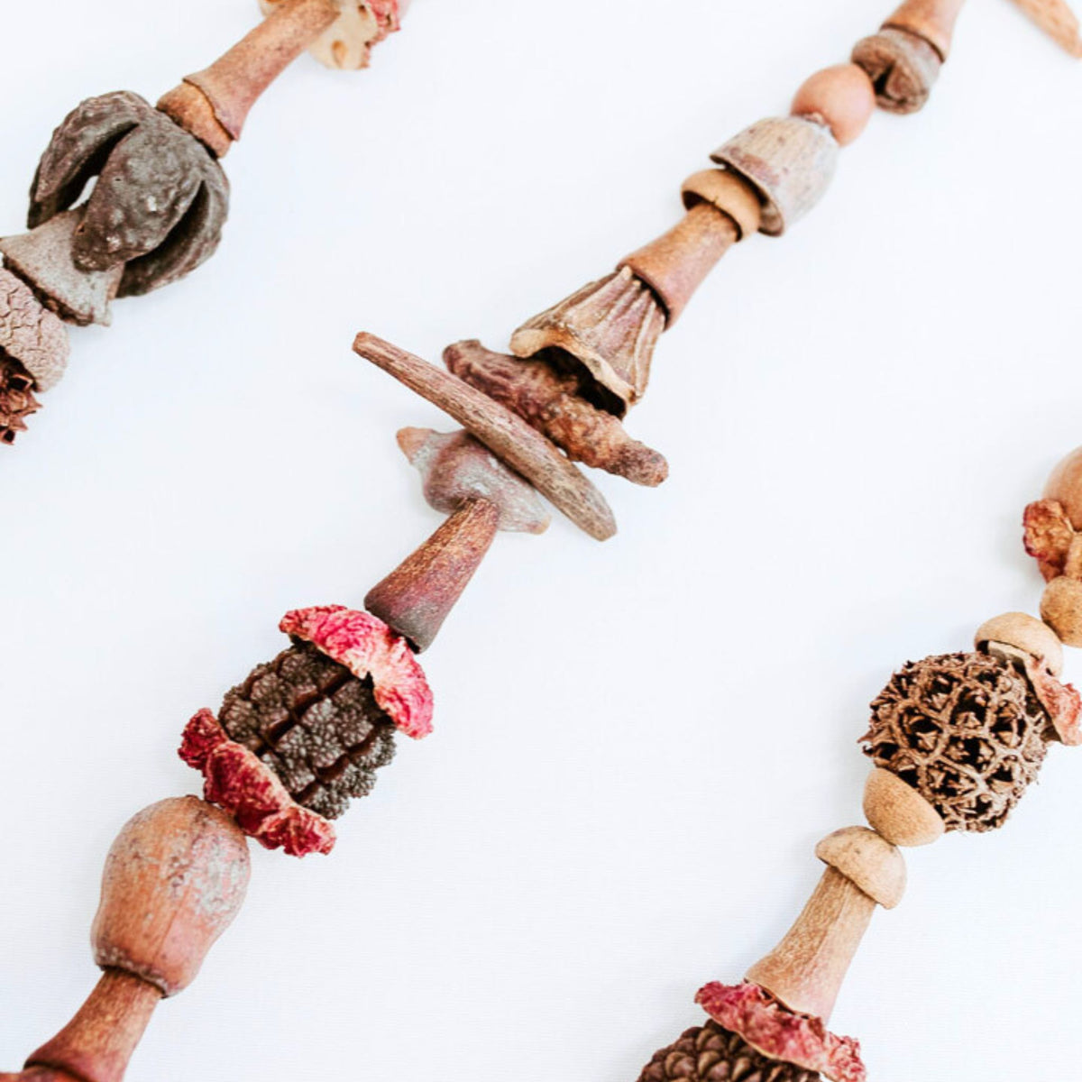 Foraged Seedpod Garlands, Handmade by Jim