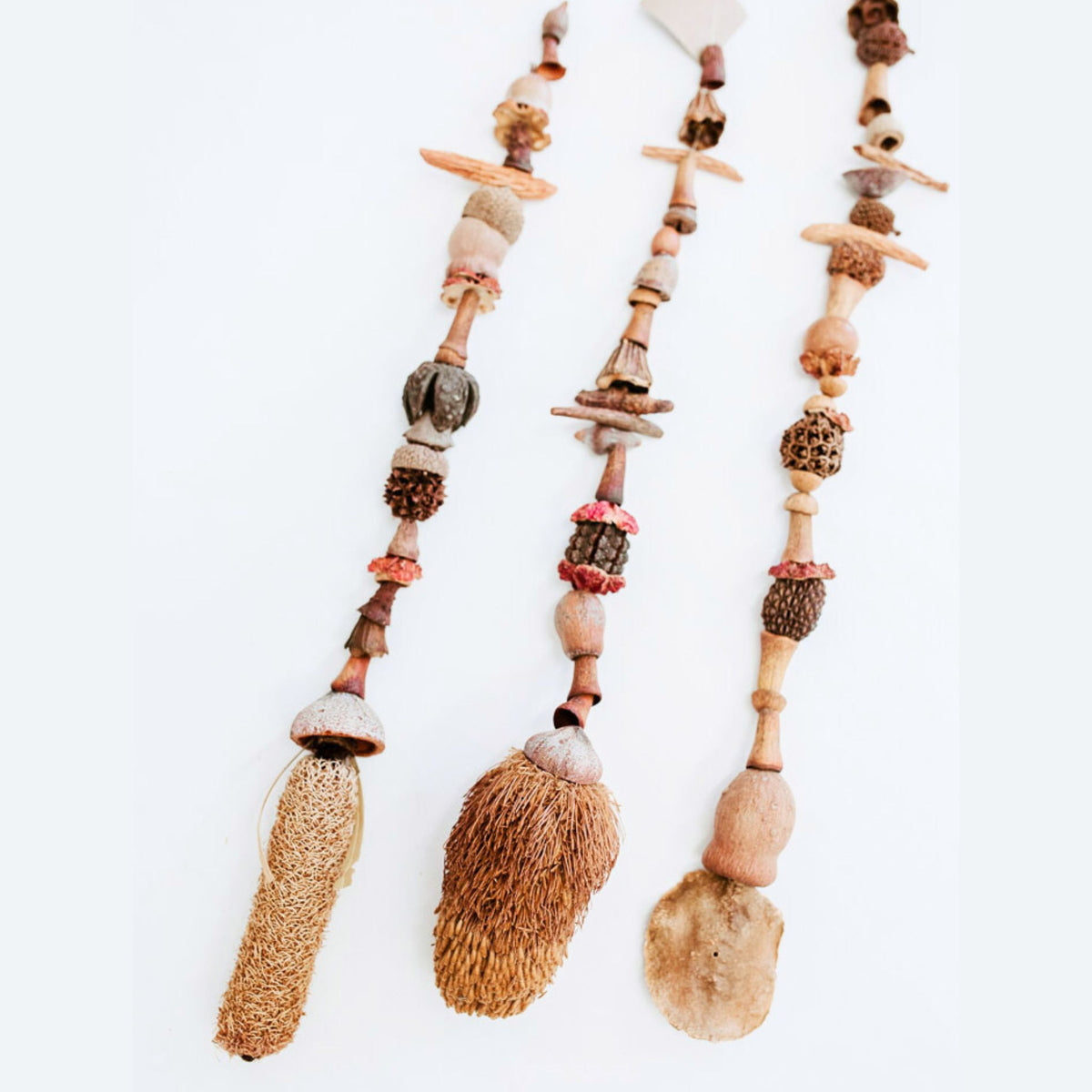 Foraged Seedpod Garlands, Handmade by Jim