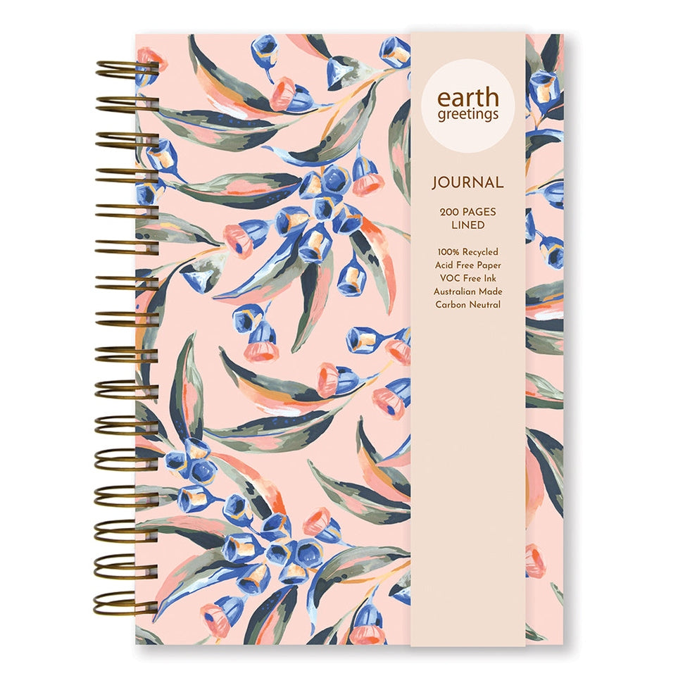 Earth Greetings A5 Lined Journal - Gumnut Dance