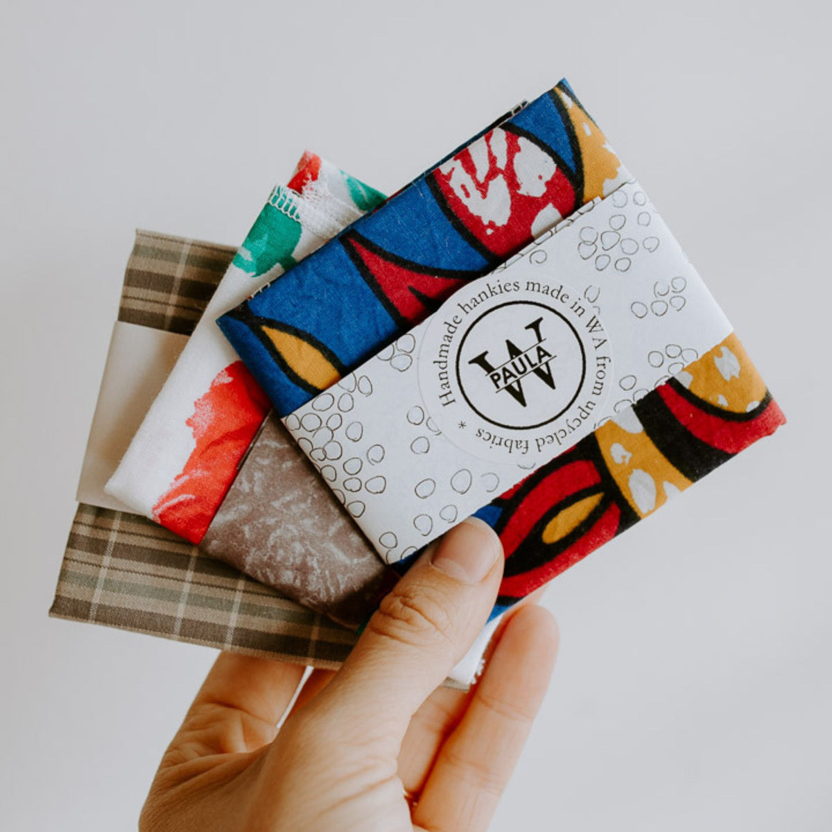 Handkerchiefs - Handmade from Upcycled Fabric, by PaulaW