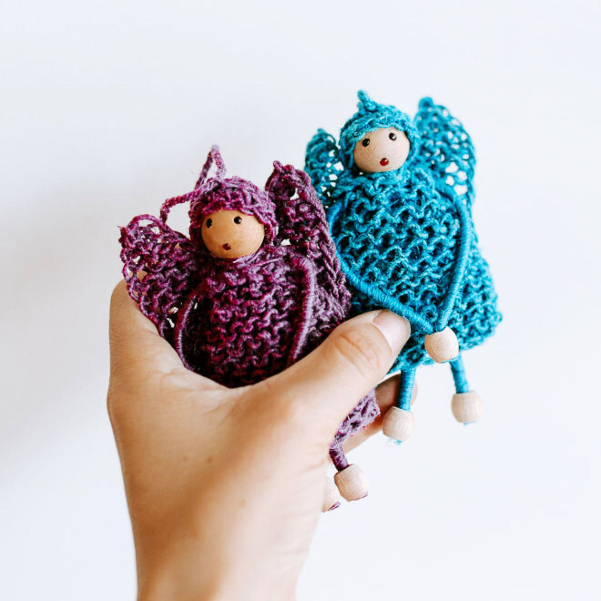 Hemp Angel Christmas Decoration