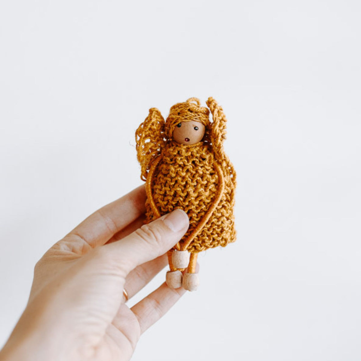 Hemp Angel Christmas Decoration