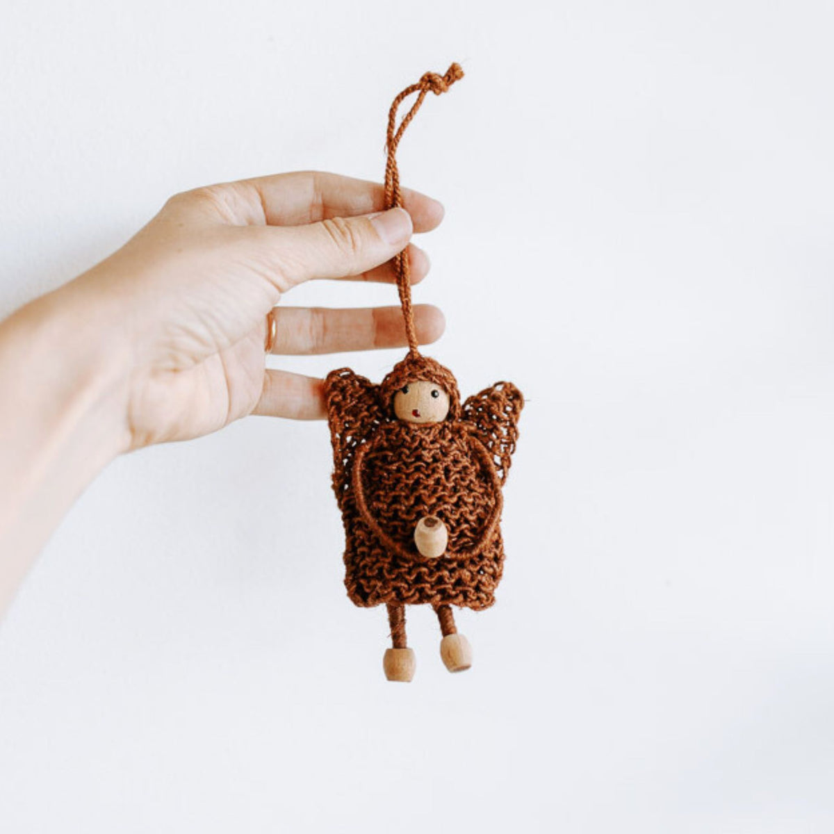 Hemp Angel Christmas Decoration