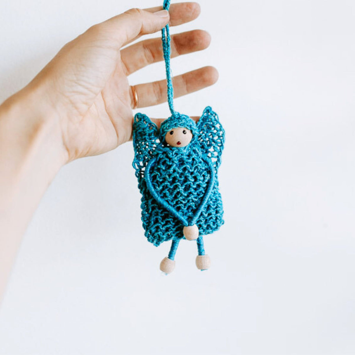 Hemp Angel Christmas Decoration