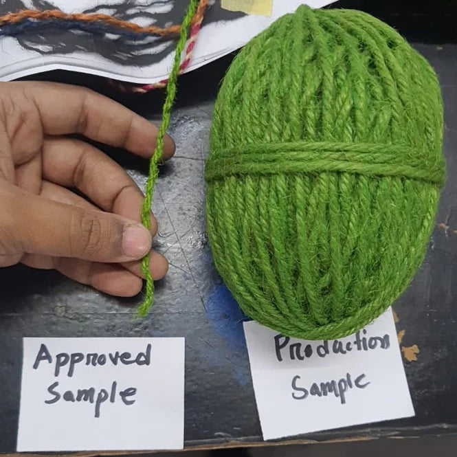  Jute Twine Samples in Production.